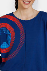 Zelocity Marvel Relaxed Quick Dry Top - Setsail — thumbnail 6